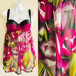 MISSONI For Target NWOT Bra BUSTIER Floral Top XS